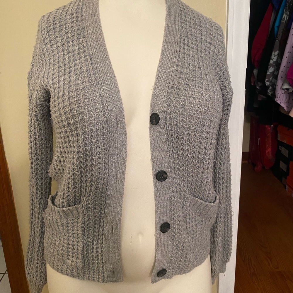American Eagle Cable Knit Cardigan